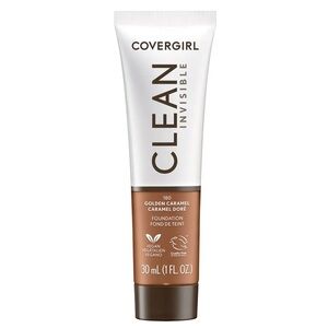 COVERGIRL Clean Invisible Foundation - Golden Caramel, NEW